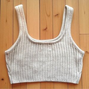SABO Ribbed Knit Crop Tank Top – Size S (AUS 8 / USA 4)